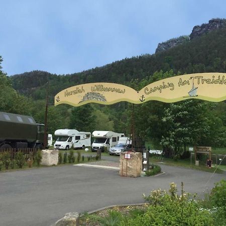Campingplatz Am Treidlerweg Königstein an der Elbe Exterior foto