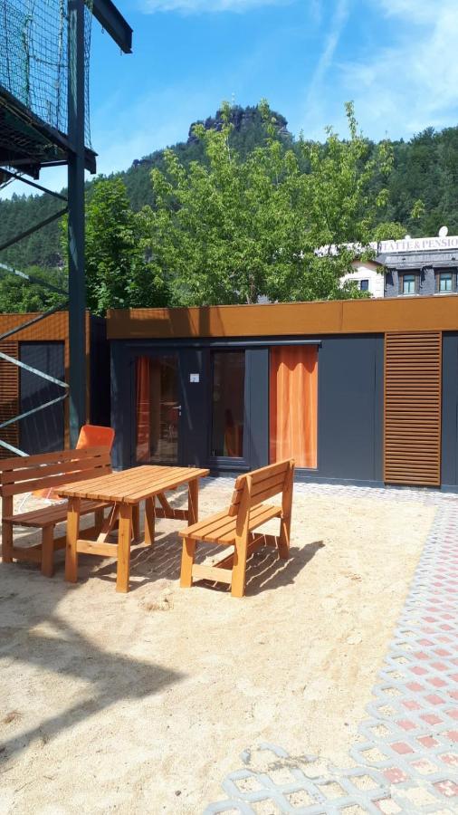 Campingplatz Am Treidlerweg Königstein an der Elbe Exterior foto