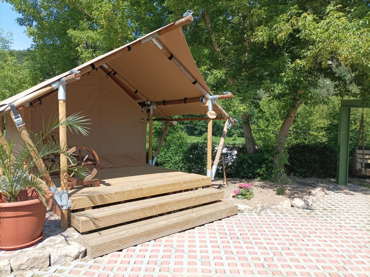 Campingplatz Am Treidlerweg Königstein an der Elbe Exterior foto