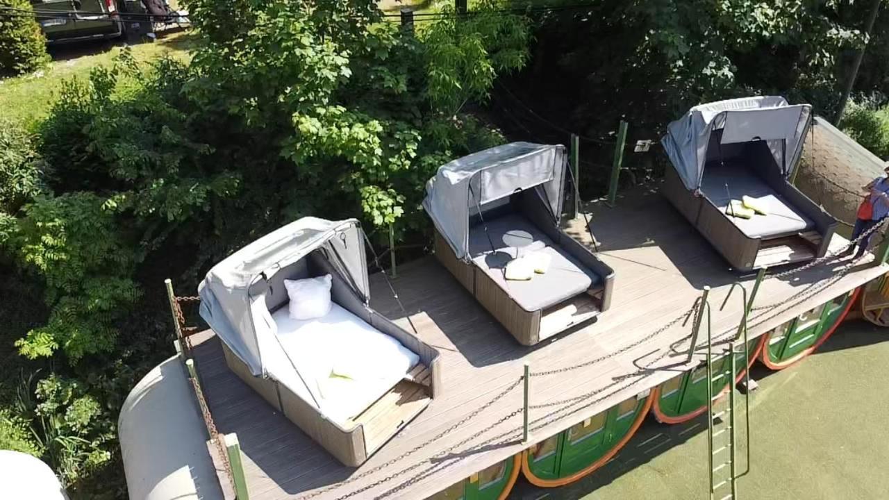 Campingplatz Am Treidlerweg Königstein an der Elbe Exterior foto